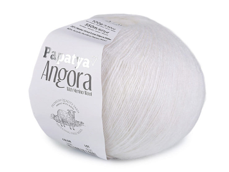 Włóczka Papataya Angora 100 g