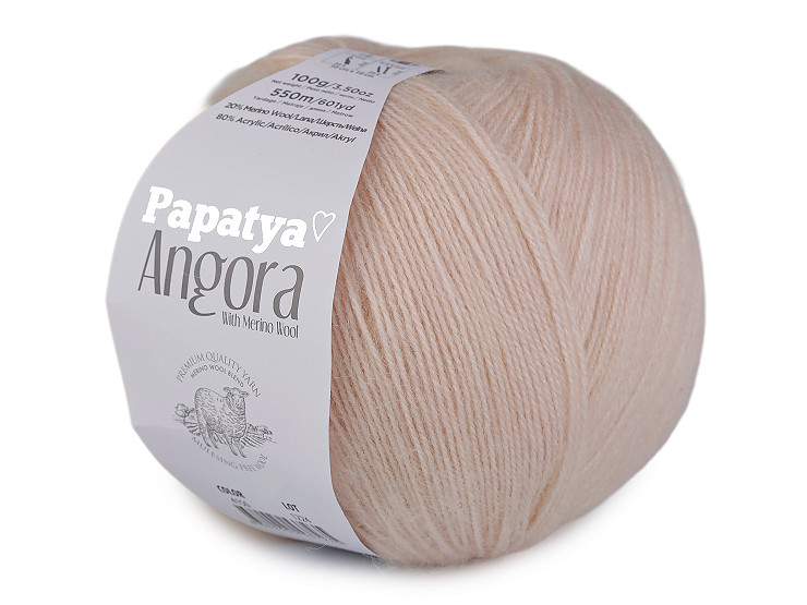 Włóczka Papataya Angora 100 g