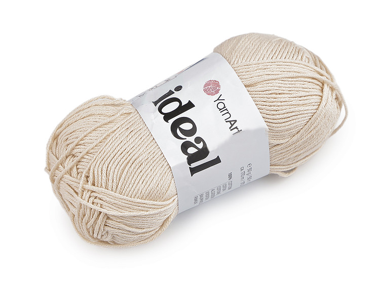 Bavlnená pletacia priadza Ideal 50 g