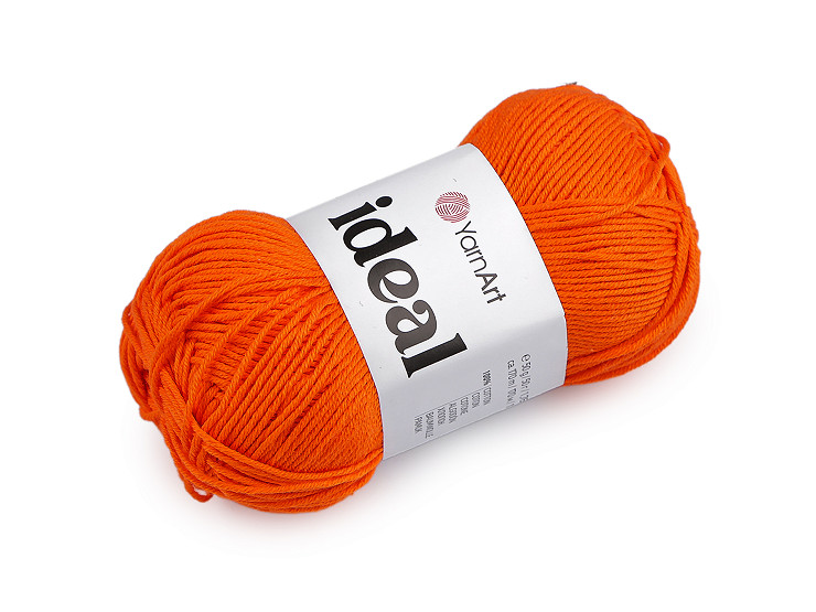 Bavlnená pletacia priadza Ideal 50 g
