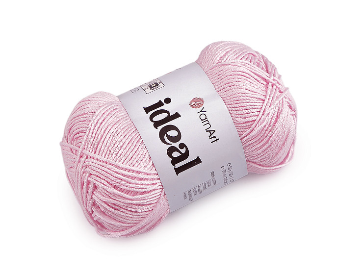 Bavlnená pletacia priadza Ideal 50 g