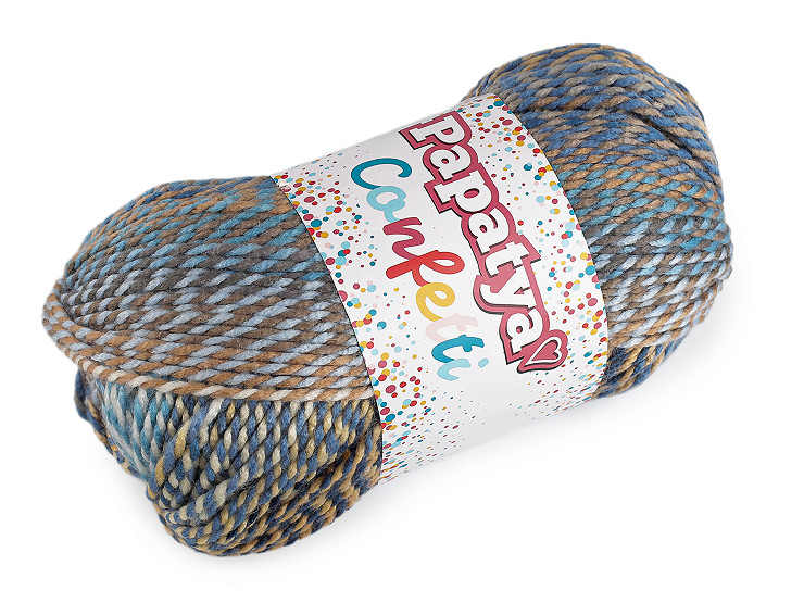 Strickgarn Papatya Confetti,100 g
