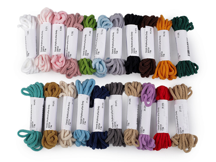 Vzorek žinylkové příze Emily