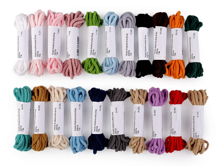 Muster – Chenillegarn Emily