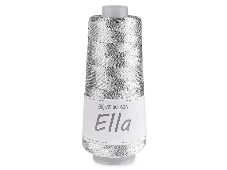 Pletací příze Ella metalická 200 g