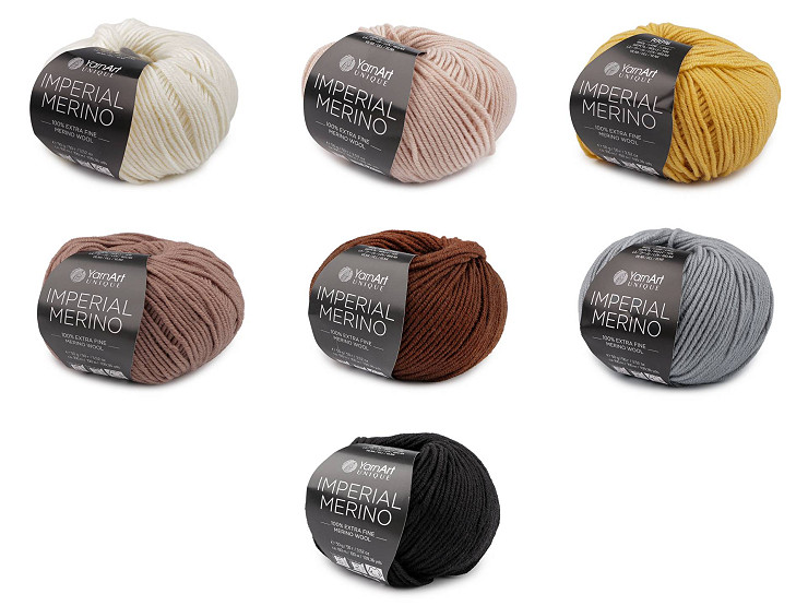 Strickgarn Imperial, 100 % Merino, 50 g