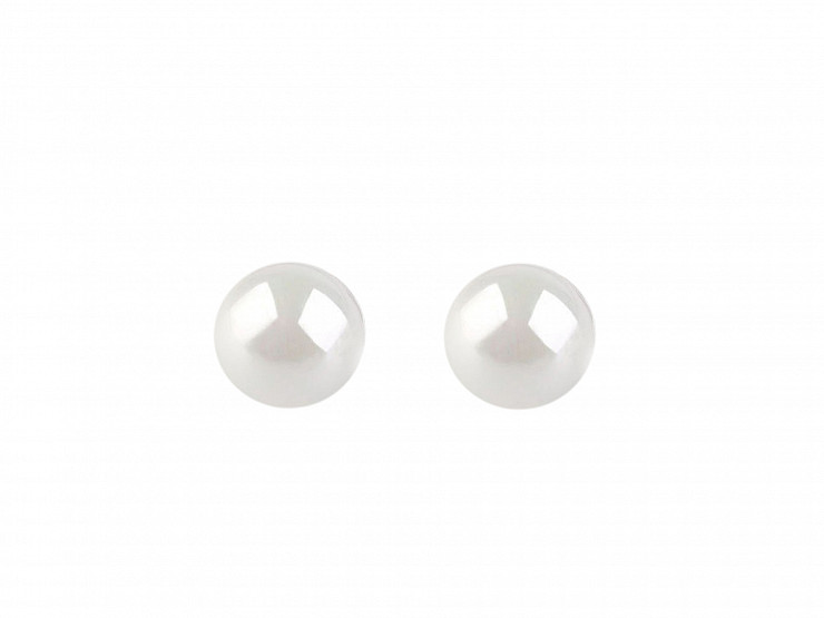 Perlen Ohrhänger mit Glasperle– Gablonzer Modeschmuck