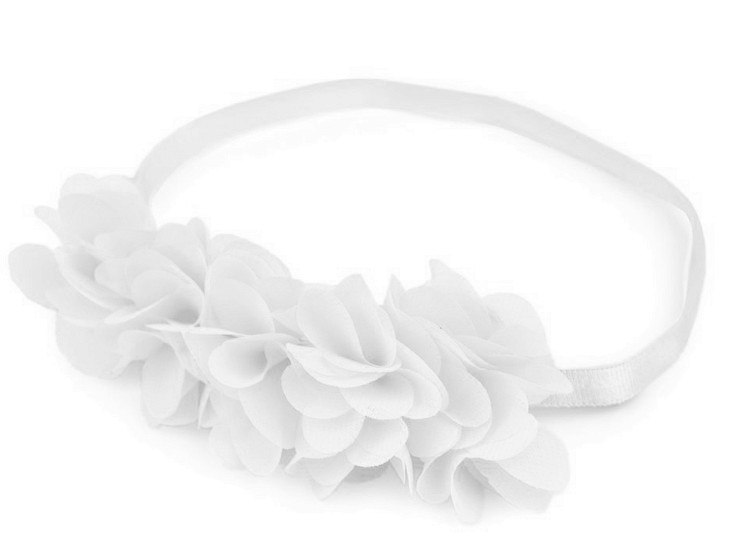Elastic Flower Headband 