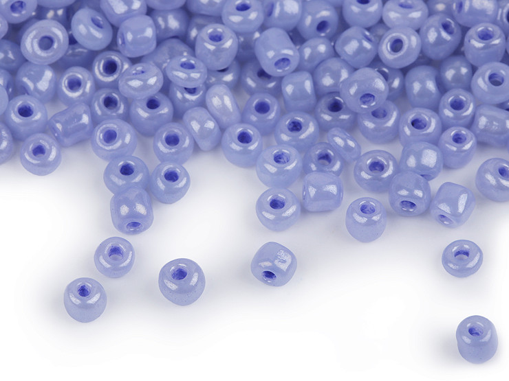 Perline di rocaille 5/0 – 4,5 mm perla, opaca