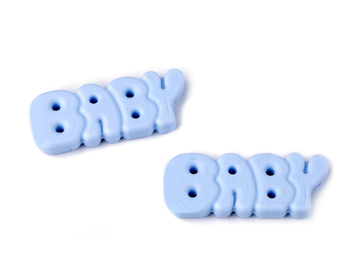 Pendentif « Baby » en silicone, 17 x 44 mm