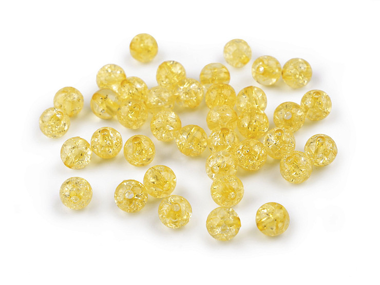 Koraliki plastikowe crackle Ø8 mm