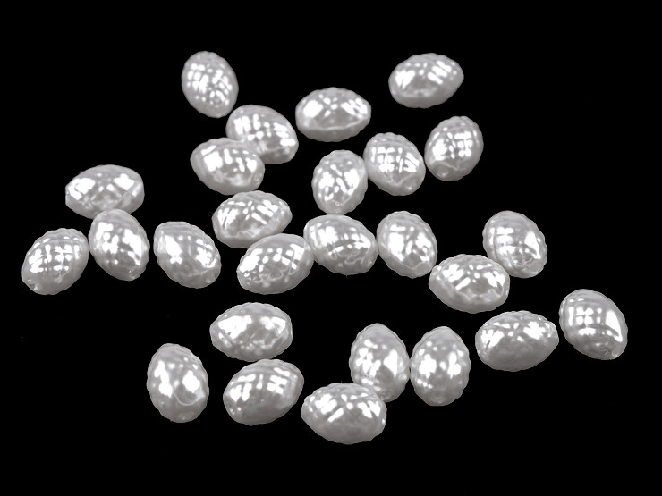Mărgele din plastic / Glance perle 8x11 mm