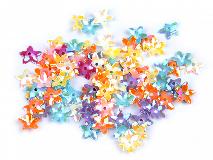 Cekiny 3D kwiatki Ø13 mm