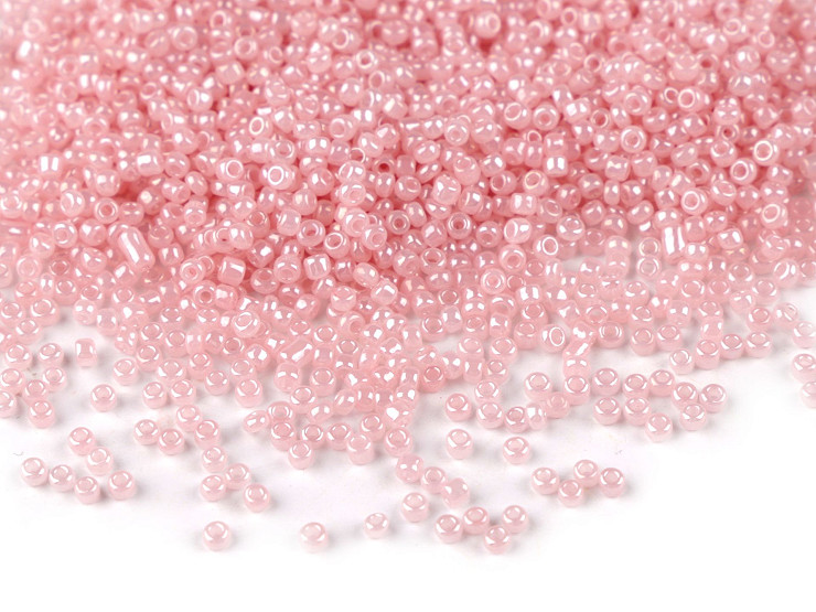 Seed Beads 15/0 - 1.5 mm mother-of-pearl, opaque