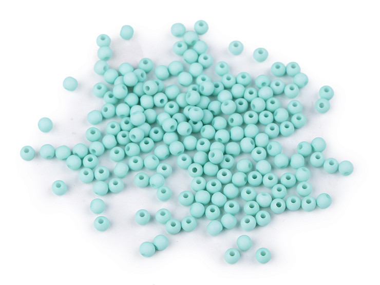 Plastic Beads Color Ø4 mm