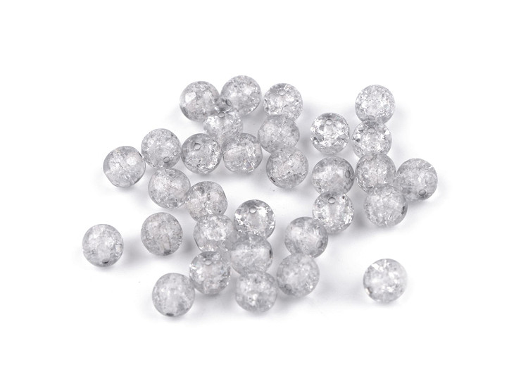 Glass Crackle Beads Ø6 mm