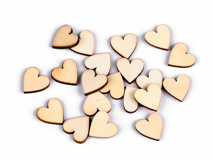 Corazón de madera para pegar/decorar