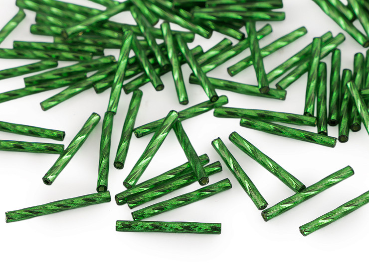 Rocailles – gedrehte Stäbchen, 25 mm