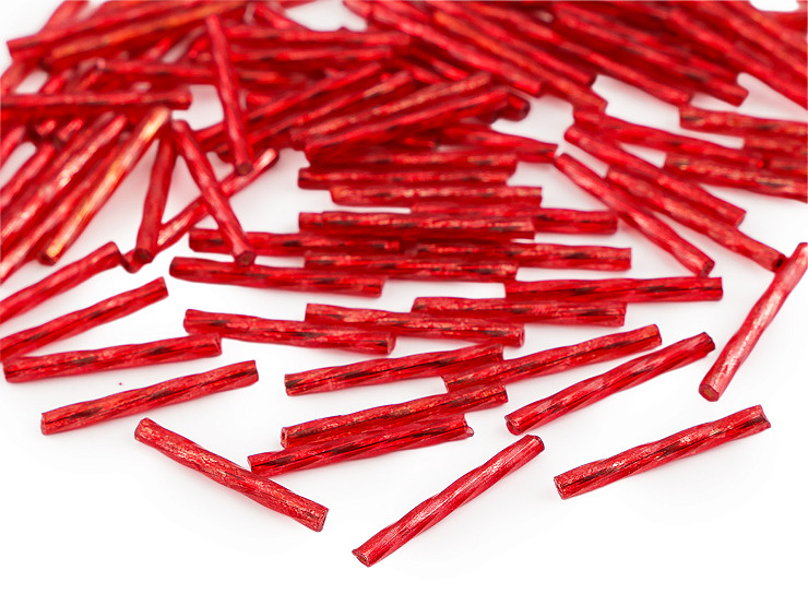 Rocailles – gedrehte Stäbchen, 25 mm