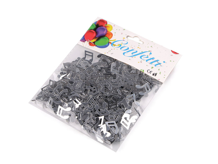 Confetti music notes