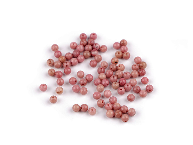 Rodochrozyt minerały koraliki Ø4 mm