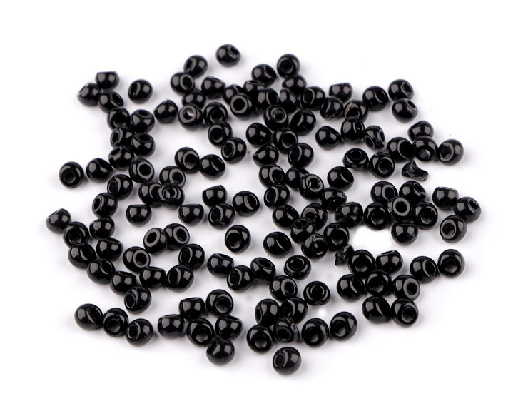 Plastové korálky kapky, imitace rokajlu 4,7x5,3 mm