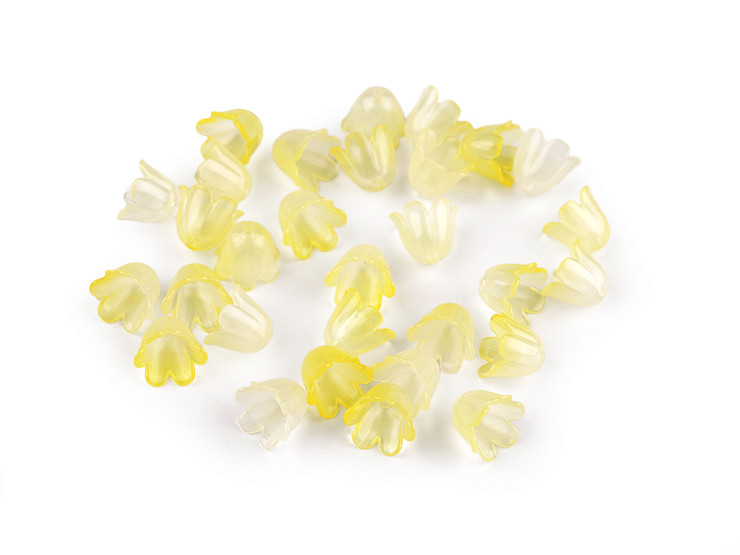Mărgele din plastic clopoțel / fustă 9x11 mm