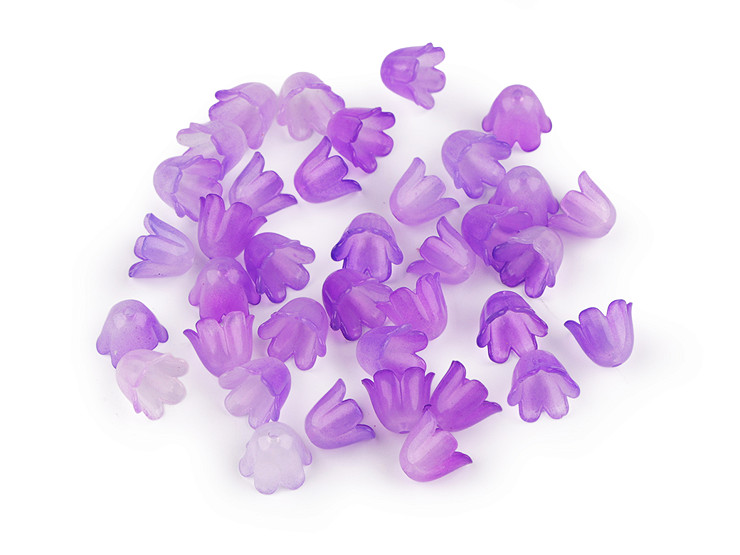 Mărgele din plastic clopoțel / fustă 9x11 mm