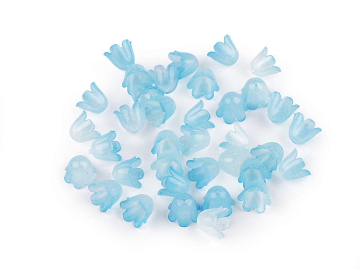 Mărgele din plastic clopoțel / fustă 9x11 mm