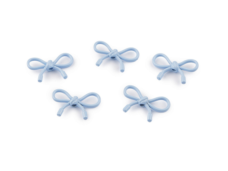 Kovové korálky / přívěsky mašle 13x20 mm