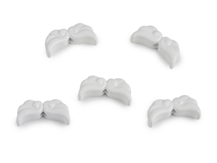 Ozdobný diel anjelské krídla lakované 6x12 mm