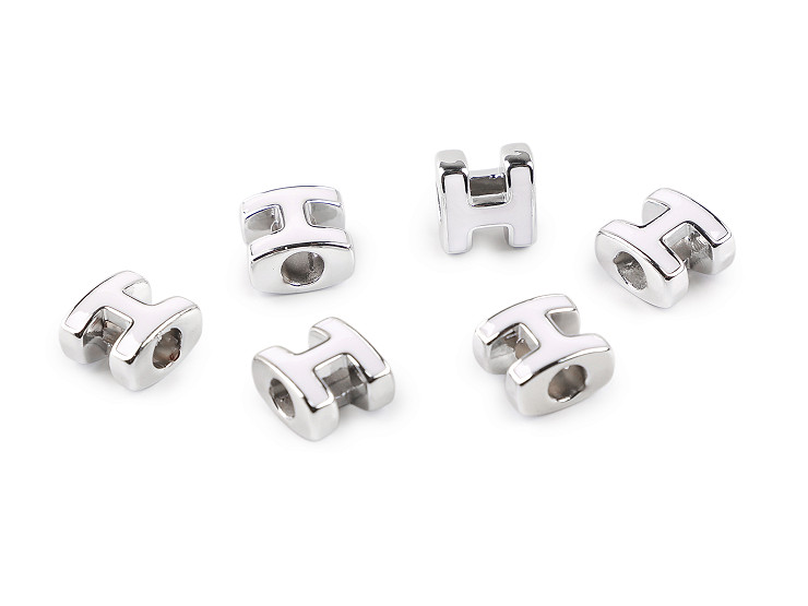 Koraliki plastikowe duży otwór do przewlekania H 10x11 mm 