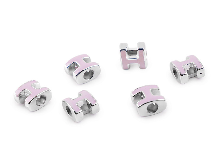 Koraliki plastikowe duży otwór do przewlekania H 10x11 mm 