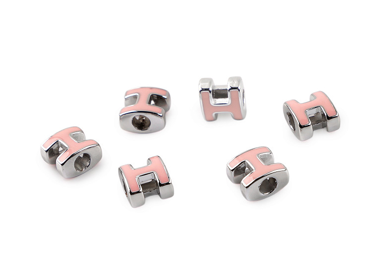 Koraliki plastikowe duży otwór do przewlekania H 10x11 mm 