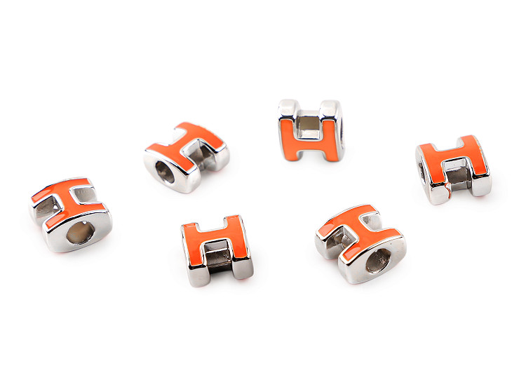 Koraliki plastikowe duży otwór do przewlekania H 10x11 mm 