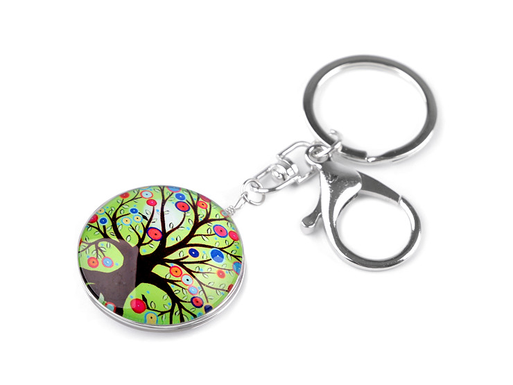 Handtasche-/Schlüsselanhänger Lebensbaum, Mandala