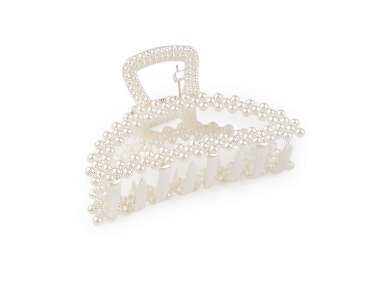 Klamra do włosów perłowa 