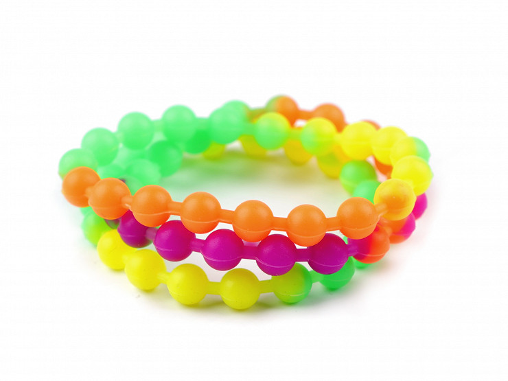 100 Bracelets fluo lumineux couleurs assorties Location events