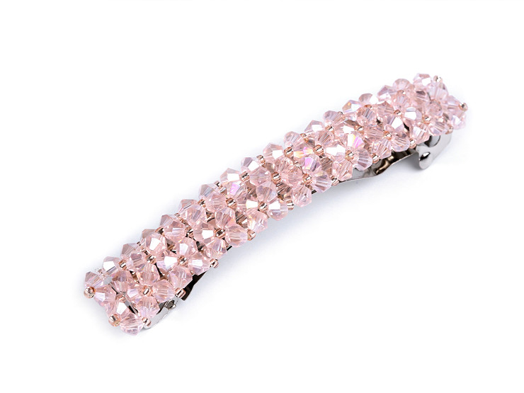 French Hair Clip with Crystals