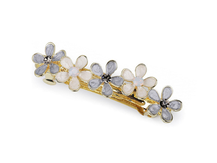 Barrette à cheveux Papillon, Fleur