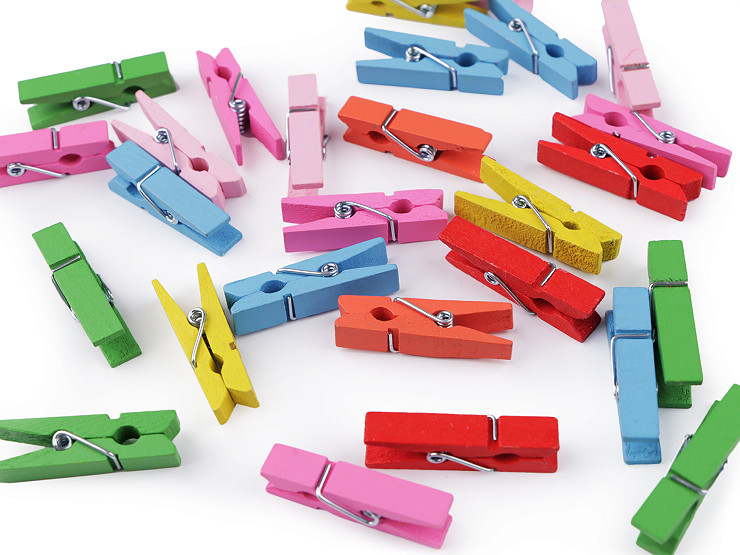 100 Mollette Da Bucato In Legno Colorate – 7,1 Cm, 10 Colori, Per Fai Da Te E Artigianato - 5