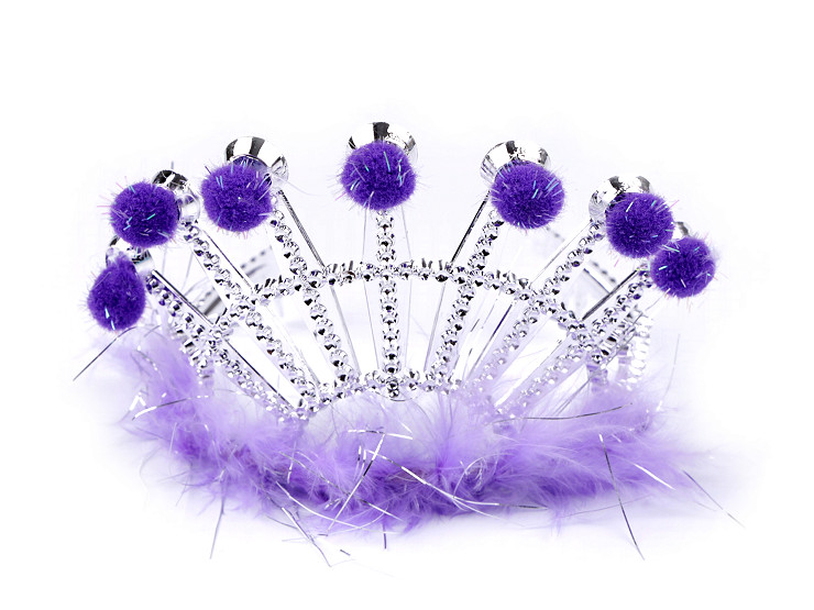 Carnival Crown / Tiara with feathers