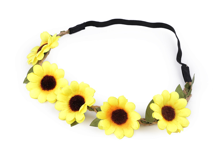 Flower Garland Headband / Bohemia Floral Hair Accessory