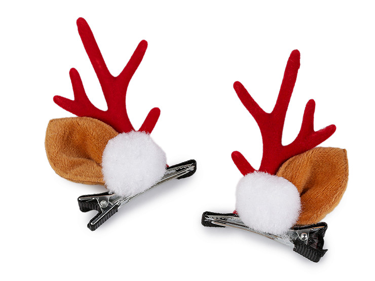 Pinzas navideñas para el pelo