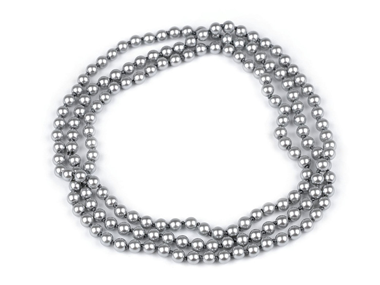 Perlový náhrdelník dlhý, retro