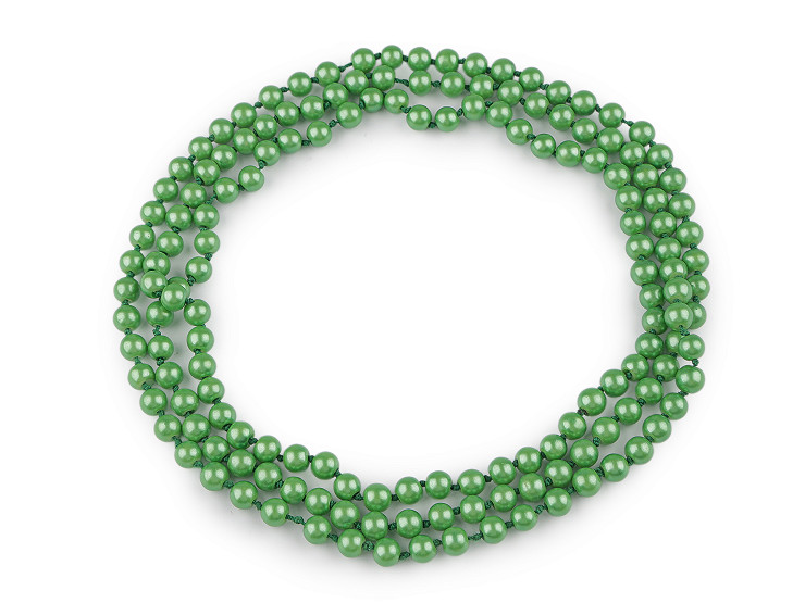 Naszyjnik imitacja perełek długi retro 