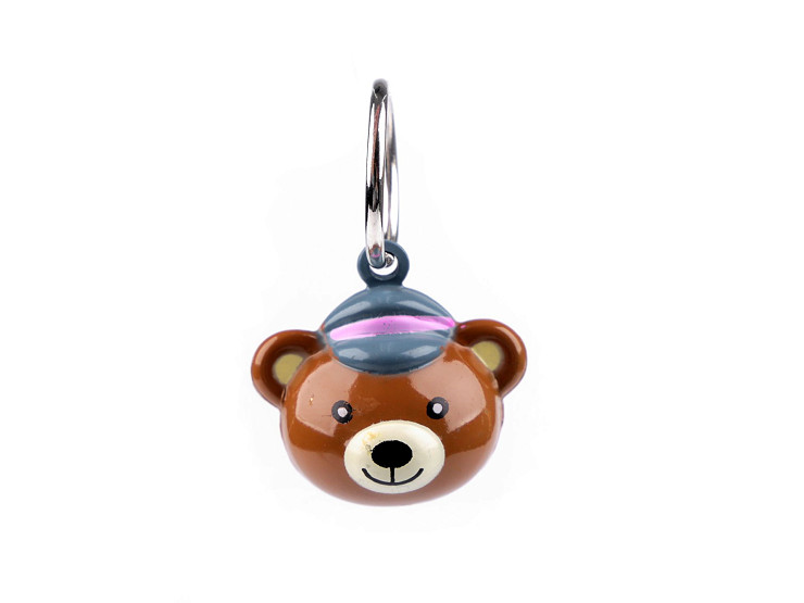 Pendentif avec grelot - Animaux, Citrouille