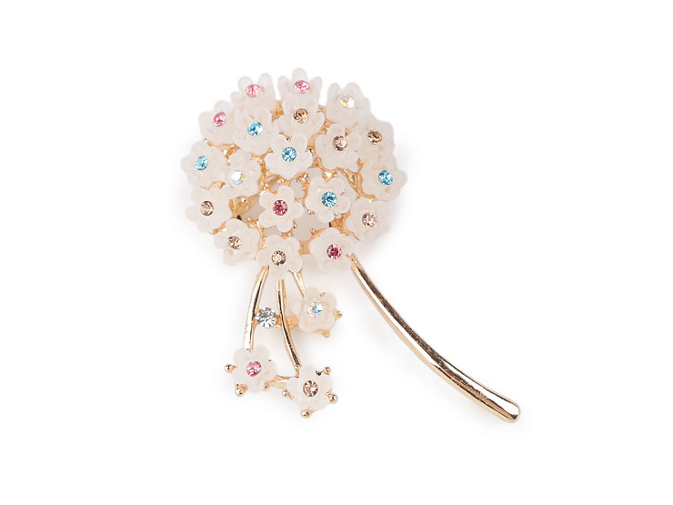 Hydrangea Brooch