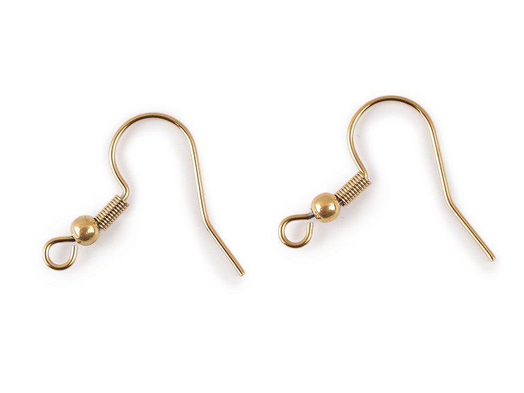 Nemesacél akasztós afrohorog fülbevaló golyóval 