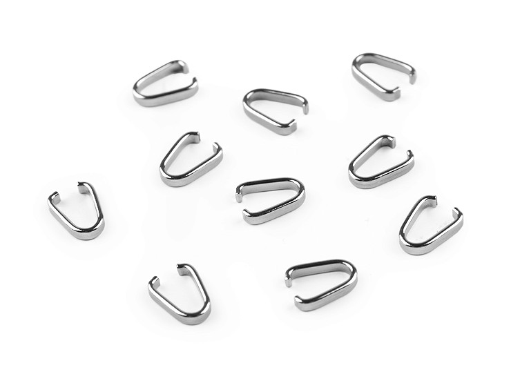 Cierres de collar de acero inoxidable con clip de gancho a presión 2x10 mm